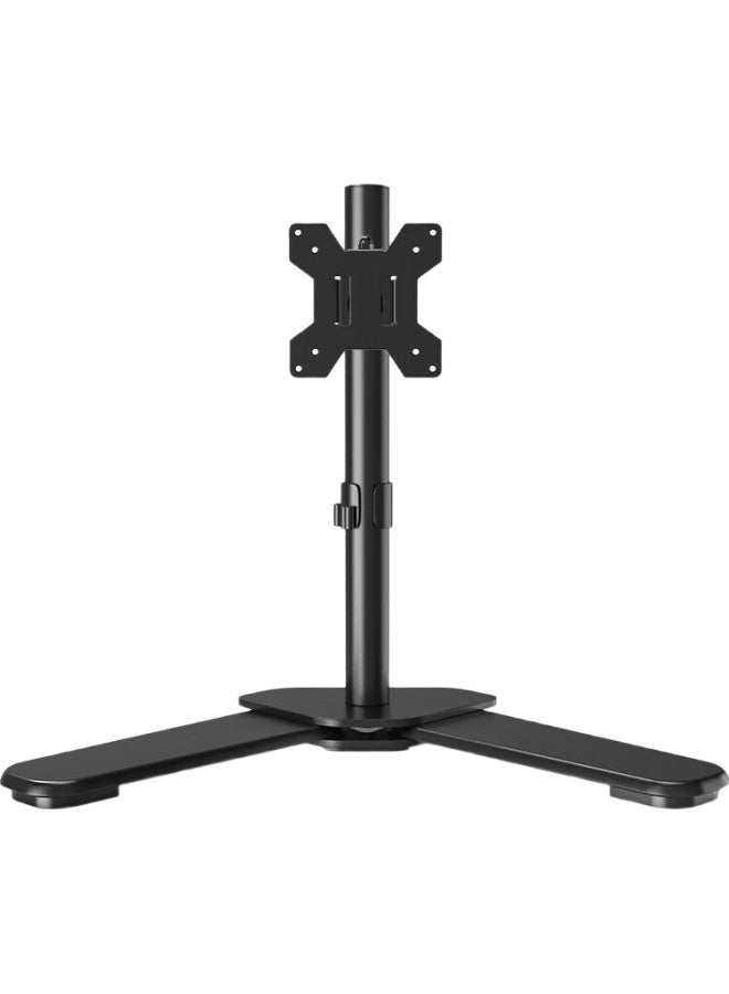 Atscore Monitor Stand, Computer Stand, Desktop Adjustable Monitor Arm, Rotating Bracket, No Drilling Required, Table-Mounted Display Base, Height-Increasing Stand, Screen Support, 10-32 Inches - Image 3