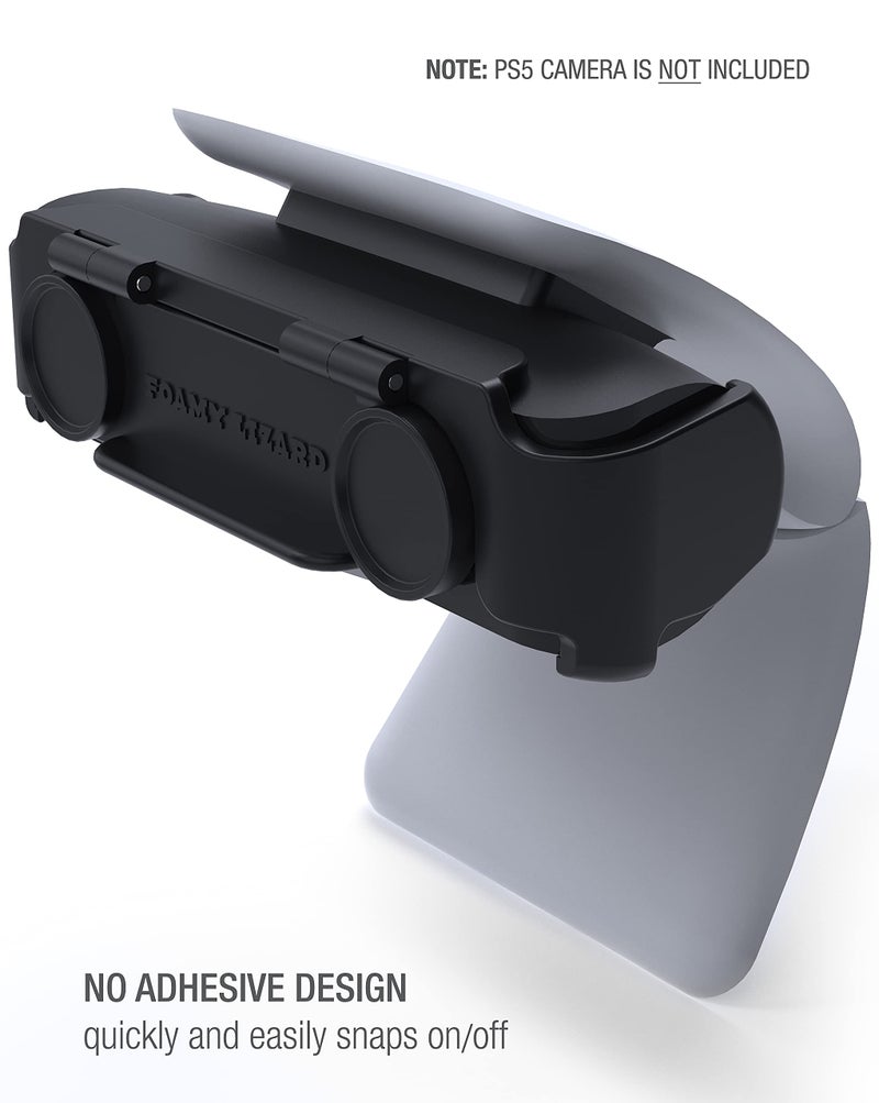 Foamy Lizard Privacy Cover for Playstation 5 HD Camera (NO GLUING) U.S. Design Protective Lens Cap for 2020 PS5 Console Camera Sensor (CAMERA NOT INCLUDED) - Image 2