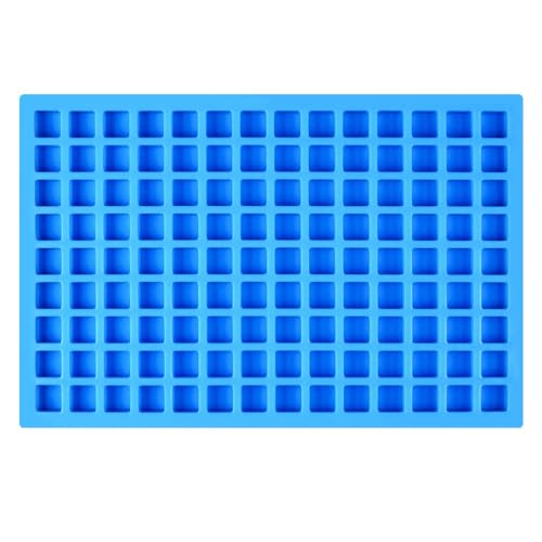 CAKETIME Square Silicone Candy Molds - Mini Silicone Molds for Hard Candy, Chocolate, Gummy, Caramel, Ganache, Ice Cubes (3) - Image 2