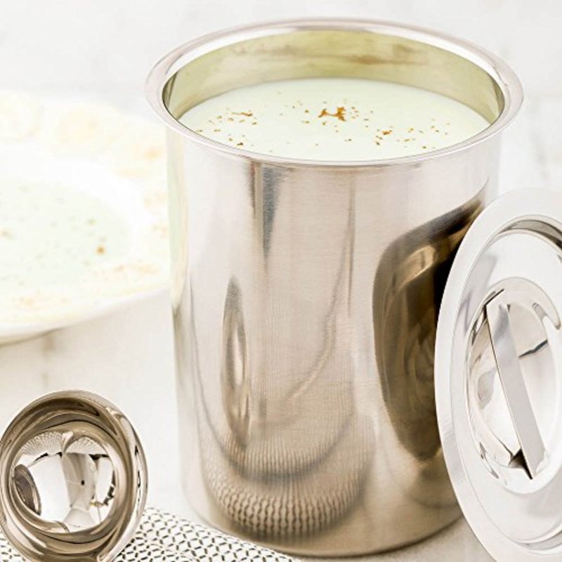 -Met Lux 2 Quart Bain Marie, 1 Corrosion-Resistant Bain Marie Pot - For Hot And Cold Food, Serve Or Store Food, Stainless Steel Food Pot, Lid Sold Separately, - Image 3