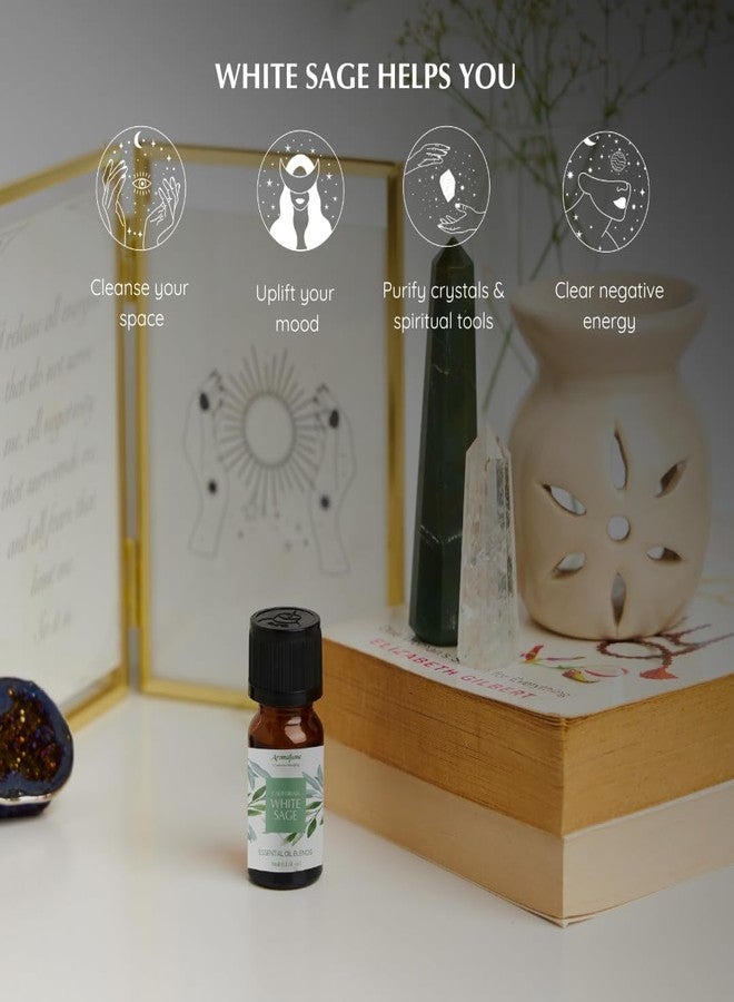 Aromafume White Sage, Sage & Lavender & Palo Santo Essential Oil Diffuser Blend by Aromafume | 3 x 10ml | Essential Oil Blend | Smoke-Free, Non Toxic Alternative to Smudging - Image 5