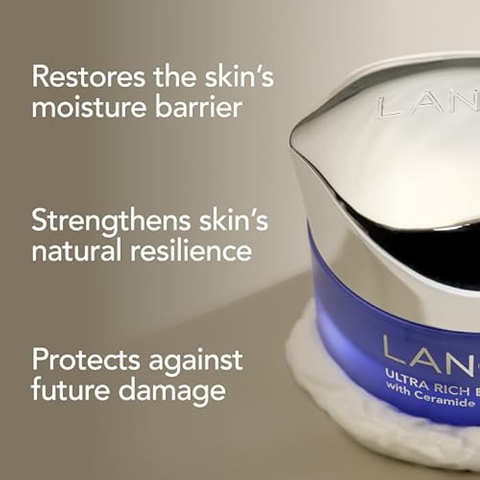 Lancer Ultra Rich Barrier Cream with Ceramide and Jojoba, Intense Moisturizing Skin Barrier Repair Cream for Dry Skin and Wrinkles (1.7 oz) - Image 2