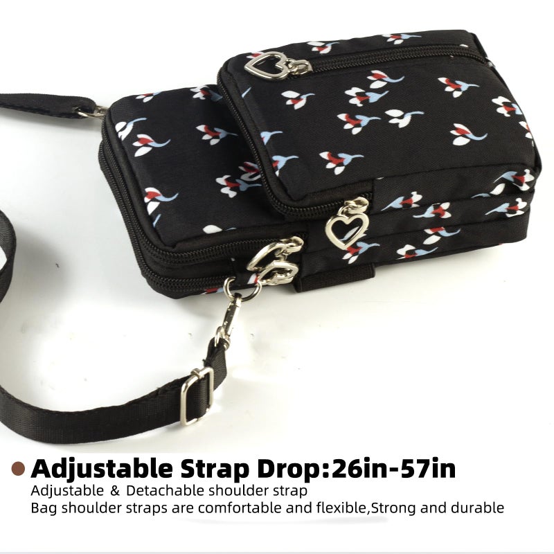 JANKS Crossbody Bags for Women, Small Phone Purse Travel Pouch Over the Shoulder Bags for Women with Adjustable Strap - Image 4