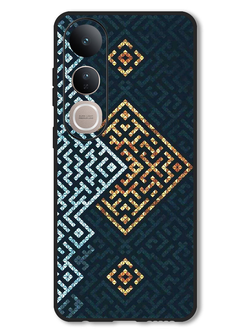 Theodor Case Compatible with Vivo V50 Lite Protection Shockproof Bumper Cover Maze art - Image 1