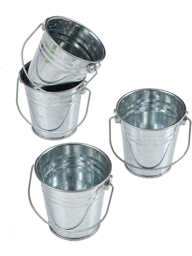 U.S. Toy Mini Metal Buckets,Pack of 12 - Image 1