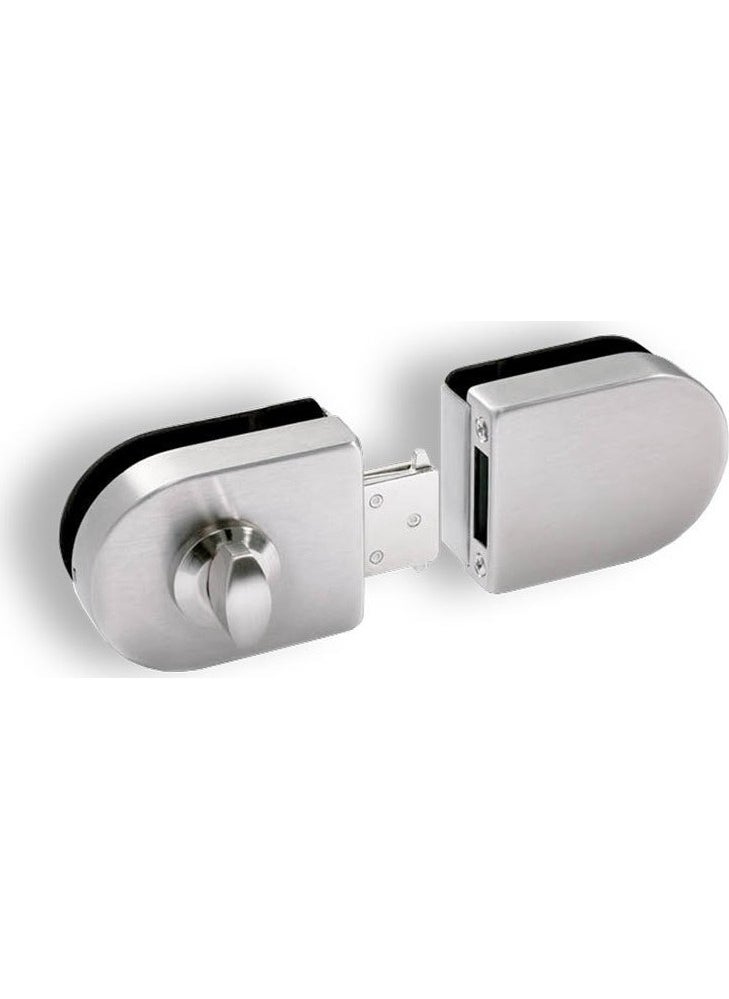 KALE KILIT Kale Kd070/20-129 Glass Door Lock Double Wing - With Latch 