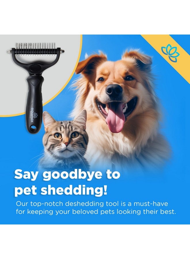 Equinox International Equinox Dog Grooming Scissors & Deshedder  7 In 1 Pet Grooming Scissors Set With Undercoat Brush  Curved Dog Scissors With Safety Tips  Includes Thinning & Rounded Shears  For Dogs & Cats - Image 5