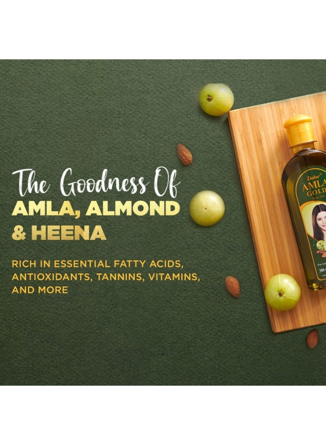 Dabur Vatika Naturals Amla Hair Oil â€“ Nourishing Herbal Hair Oil for Stronger, Thicker & Shinier Hair â€“ Enriched with Amla Extracts to Reduce Hair Fall, Strengthen Roots & Promote Healthy Growth â€“ 300ml - Image 4
