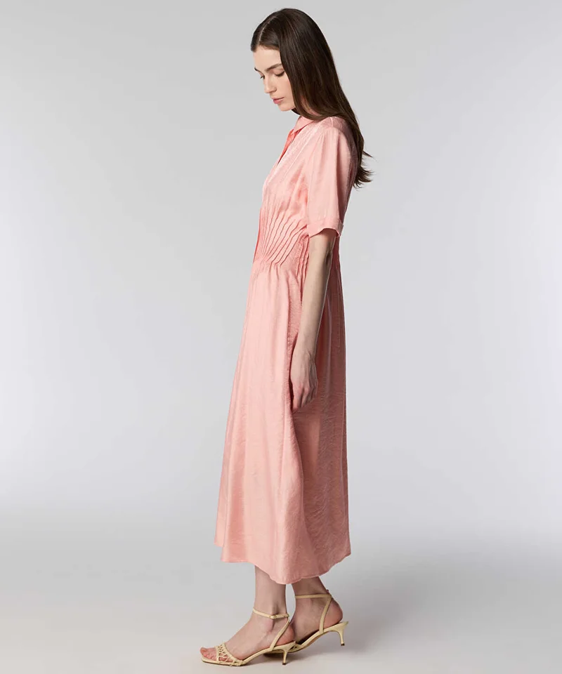 ايبيكيول Pintuck-Waist Shirt Dress