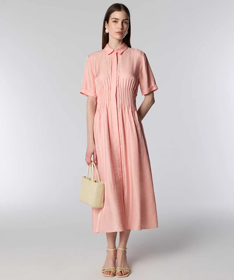 ايبيكيول Pintuck-Waist Shirt Dress