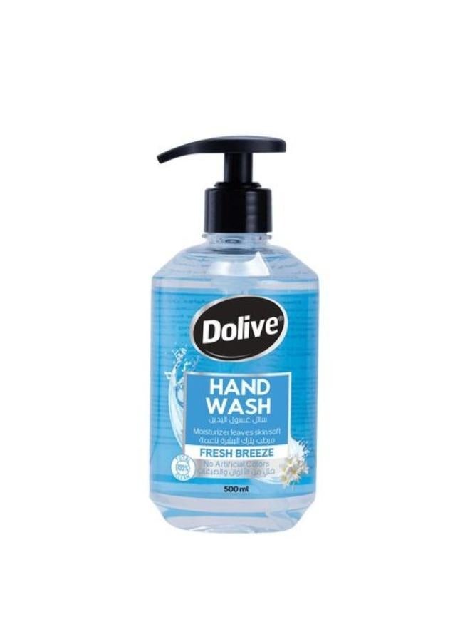 De Olive Hand Wash, Fresh Breeze 500ml