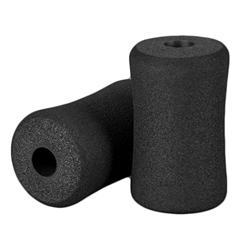 OTFAITP Sponge Foam Foot Pad Roller Pair, Used for Replacing Gym Exercise Equipment, Suitable for 1-inch Rod (Foam 4.53" X 2.56" Od X 0.87" Id) - Image 1