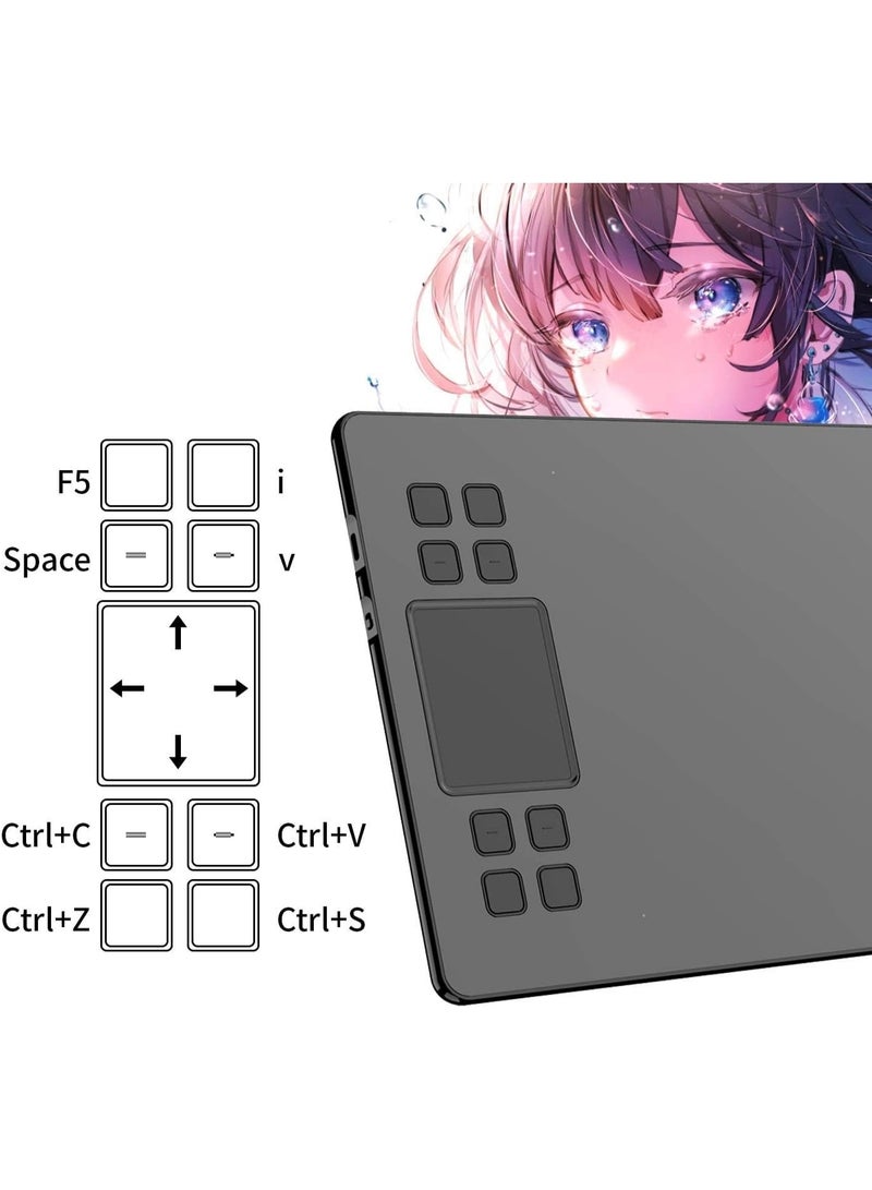 VEIKK A50 Graphics Drawing Tablet with 8192 Pressure Sensitivity(Battery-Free Passive Pen) - Image 2