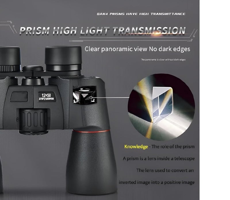 Feelon Binoculars for Long Distance, 16x50 Ultra HD Binoculars for Bird Watching, Wildlife, Safari with Bright BAK 4 Glass 204FT/1000Yds Powerful, Camping Sightseeing - Image 3