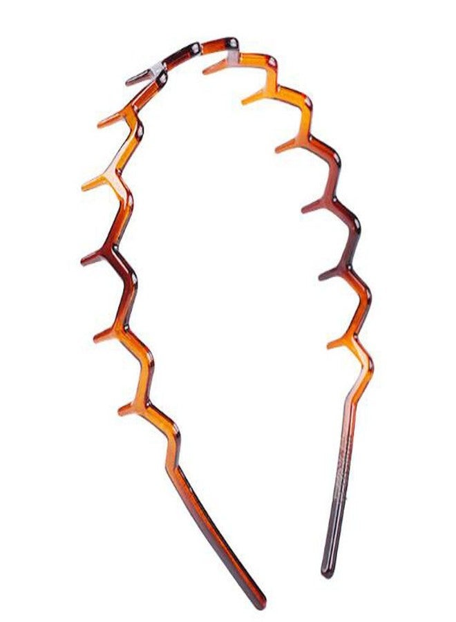 Suoirblss 2PCS Plastic Sharks Tooth Hair Comb Headband Hair Hoop Women Girls Hair Accessory (1 Black +1 Brown Color) (A#) - Image 3