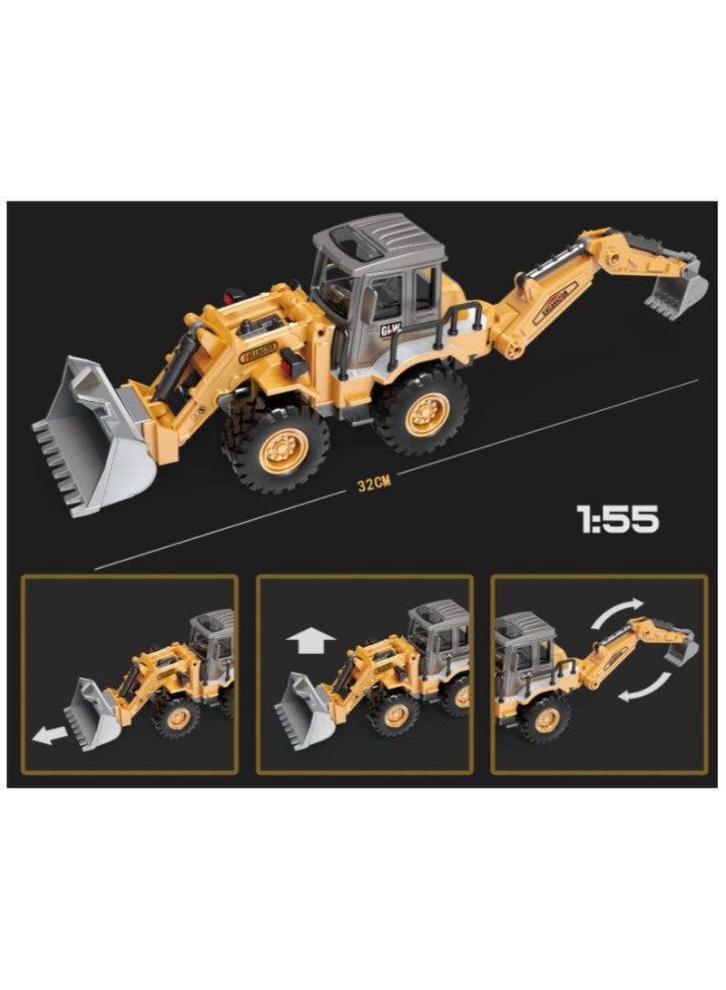Loader Toy, Excavator Bulldozer Car Heavy Duty Construction Vehicle Toys Digger Engineering Excavator Vehicle Gifts for Kids - Image 5
