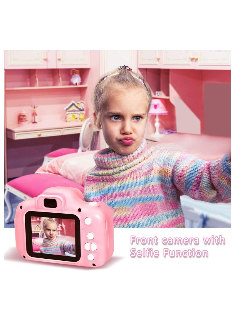 Kids Digital Camera for Girls and Boys, Kids Children Selfie Photo Video Camera Camcorder with 32 or 16GB SD Card, Gifts for Girls and Boys Age 3 4 5 6 7 8 9 10 11 12 13 Years Old - Image 4