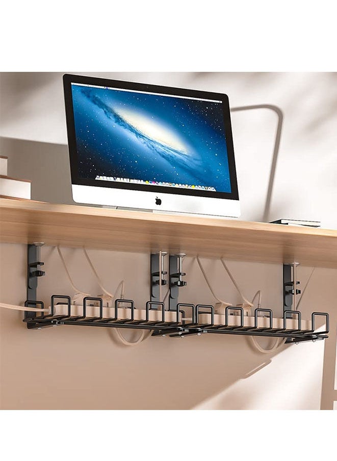 Generic Desk Cable Management Tray Cable Holder 38cm  - Image 5