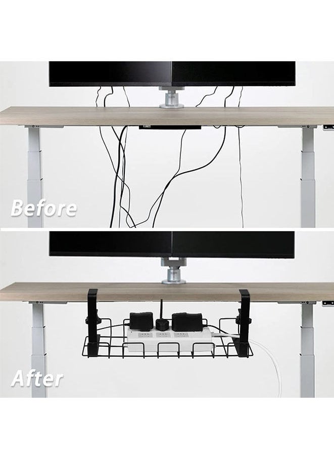 Generic Desk Cable Management Tray Cable Holder 38cm  - Image 4