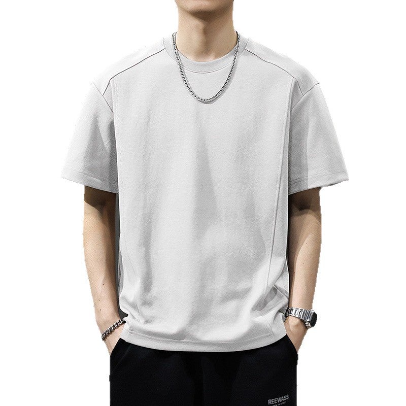 8XL Plus Size Men's Cotton Short Sleeve T-Shirt - Image 5