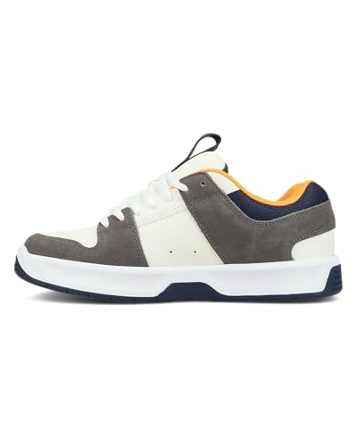 DC Shoes DC Men's Lynx Zero Skate Shoe, Off White/Grey/Orange, 8 - Image 2