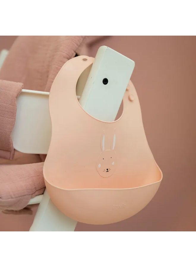 Trixie Silicone Bib With Handy Pocket - Pack of 2 - Mrs. Rabbit - Image 4