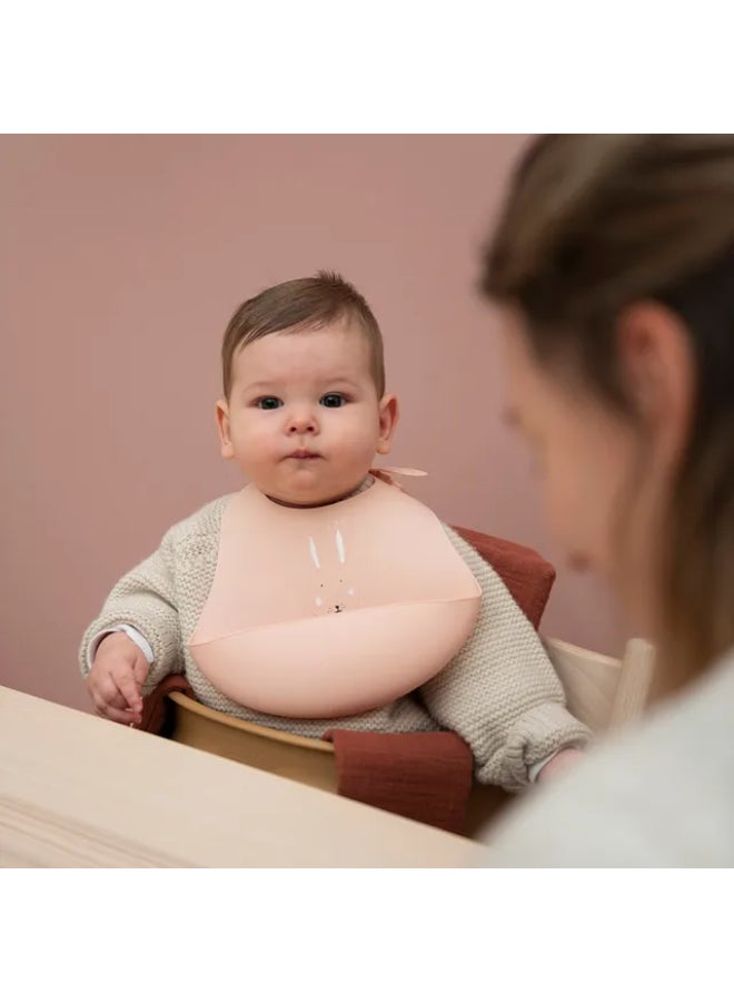 Trixie Silicone Bib With Handy Pocket - Pack of 2 - Mrs. Rabbit - Image 3