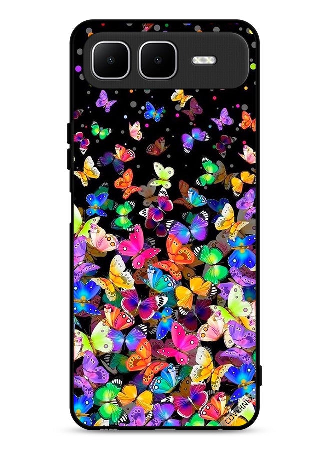 Covernex Infinix Smart 10 Plus Protective Case Cover Small Butterflies
