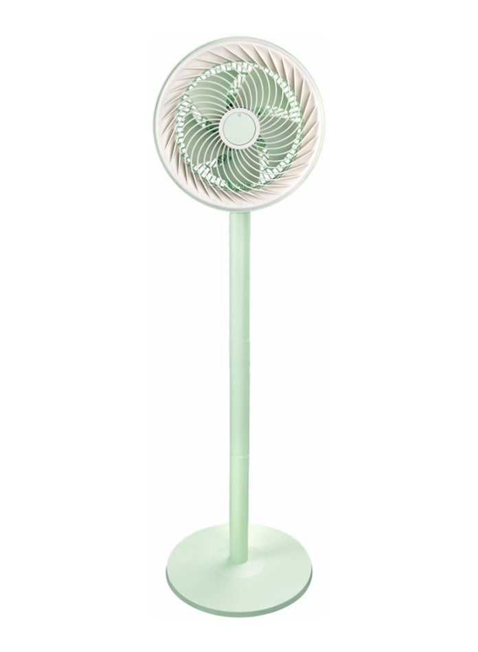 MODI Premium Air Circulation Fan 110cm Adjustable Height Knob Control 3-Speed 90° Oscillating Pedestal Fan ,stand fan Green - Image 3
