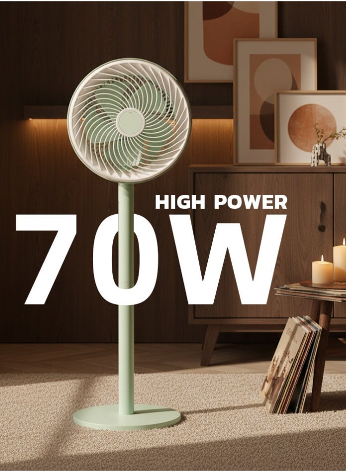 MODI Premium Air Circulation Fan 110cm Adjustable Height Knob Control 3-Speed 90° Oscillating Pedestal Fan ,stand fan Green - Image 5