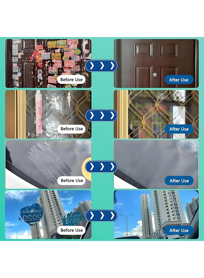 مزيل لاصق، مناديل تنظيف - 60 منديل - يزيل بقايا المواد اللاصقة بأمان، ويزيل الملصقات، وملصقات السيارات، وأقلام التلوين، وعصارة الأشجار، والعلكة، وشريط التغطية، وأقلام التحديد، والغراء، والشارات بسرعة. - Image 4