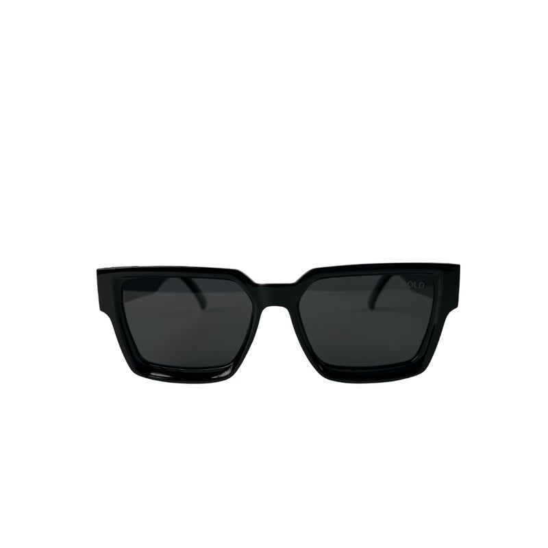 Bold Hexa square Sunglasses for Unisex - Black - Image 1
