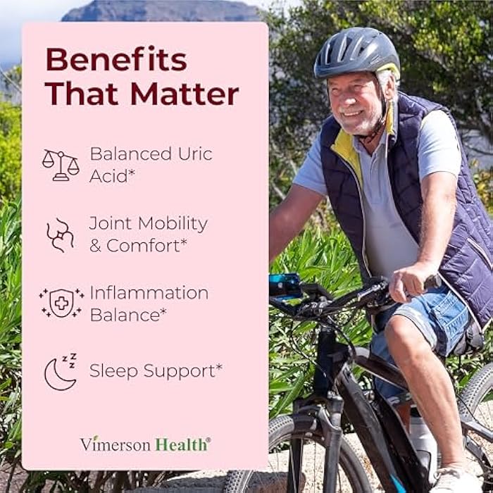Vimerson Health Tart Cherry Capsules – Turmeric Curcumin Supplement with Tart Cherry Extract & Celery Seed Extract – Turmeric Curcumin with Black Pepper for Uric Acid Balance, Joint Health & Sleep Aid - 60 Count - Image 2