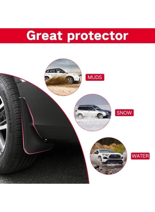 JOGAMS Compatible with Jetour T2 2023 2024 2025 Accessories Premium 4 Mud Flaps Mudguards Front and Rear Splash Guards - Image 4