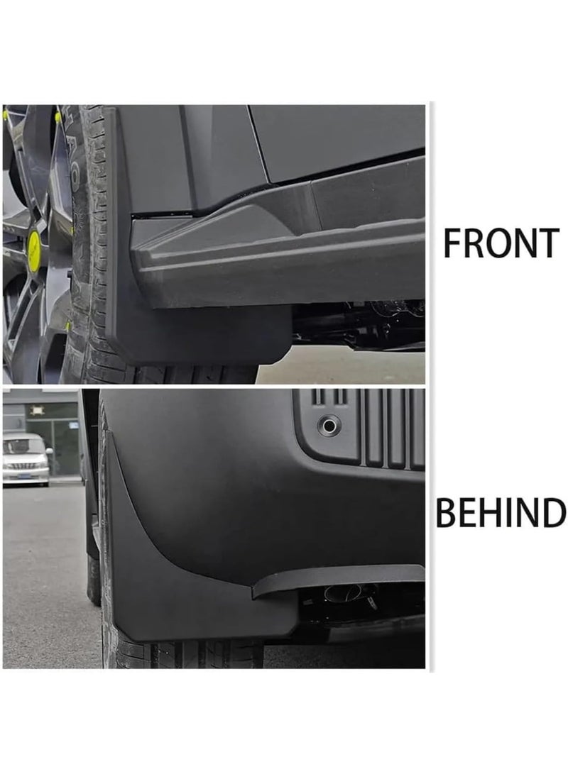 JOGAMS Compatible with Jetour T2 2023 2024 2025 Accessories Premium 4 Mud Flaps Mudguards Front and Rear Splash Guards - Image 2