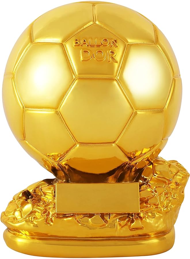 PROMASS كأس الكرة الذهبية، كأس كرة القدم، كرة القدم الذهبية من برومس، أفضل كأس كرة قدم نسخة من الراتنج مع عملية الطلاء الكهربائي لتزيين المكاتب، هدايا للمشجعين وهدايا عيد الميلاد