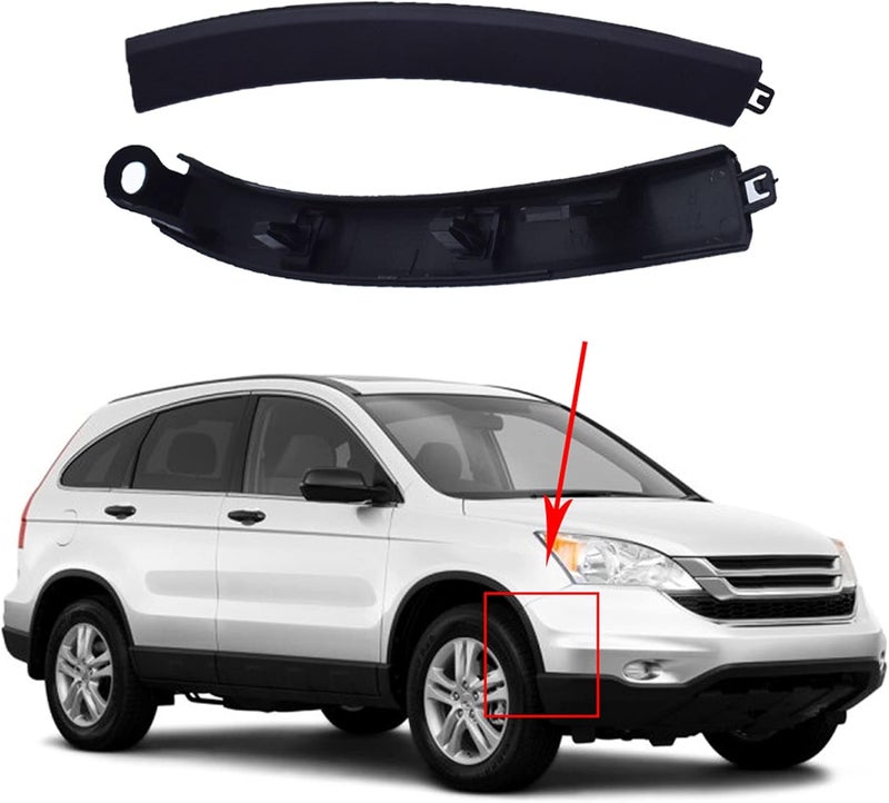 munirater Left & Right Side Front Bumper Filler Replacement for 2007-2011 Honda CR-V - Image 2