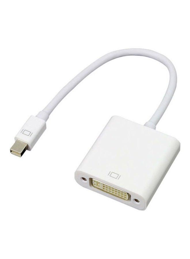 NIBEMINENT Mini Dp To VGA Adapter White - Image 1