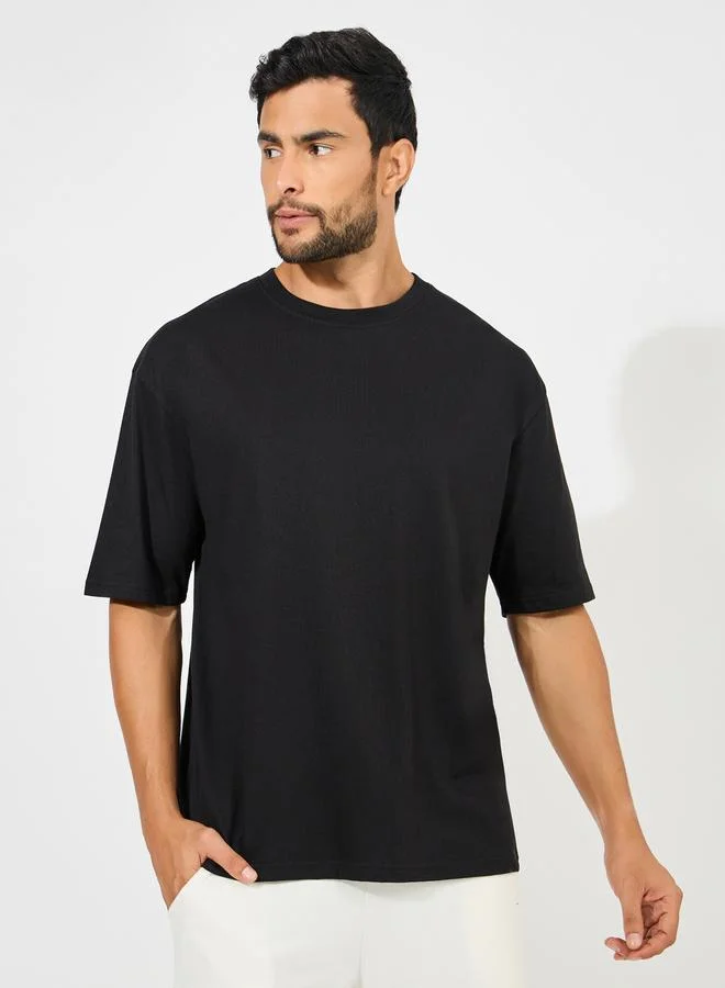 Styli Paisley Graphic Oversized Streetwear T-Shirt