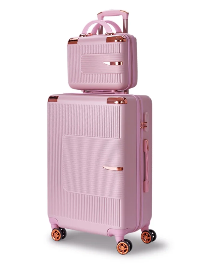 LIMRA Travel Bags Luggage set 5 pieces with a distinctive design from limra pink