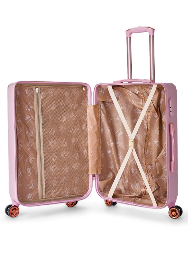 LIMRA Travel Bags Luggage set 5 pieces with a distinctive design from limra pink