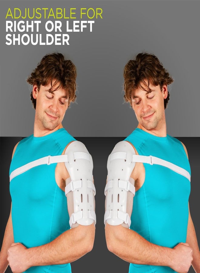 BraceAbility Sarmiento Brace - Humeral Shaft Fracture Splint Cast for Broken Upper Arm, Shoulder, Bicep and Humerus Bone with Stockinette Support (Large) - Image 5