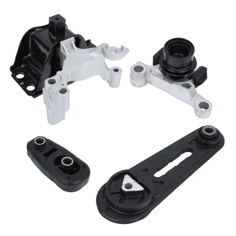 YOUYIEN Engine and Automatic Transmission Mount 4PS Fit for 20072012 Nissan Sentra 20L wAUTO CVTReplaces Part A4348 A4345 A4318 A4346 Black - Image 3