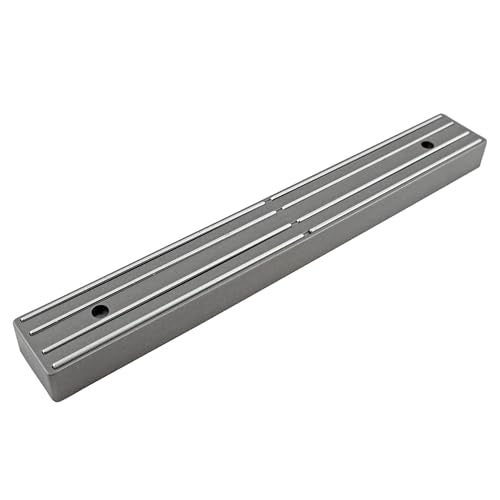 Master Magnetics حامل أدوات مغناطيسي من ماستر ماغنيتيكس مع تركيب براغي، بعرض 12 بوصة، 30 رطل لكل بوصة، رمادي، 07578 - Image 1
