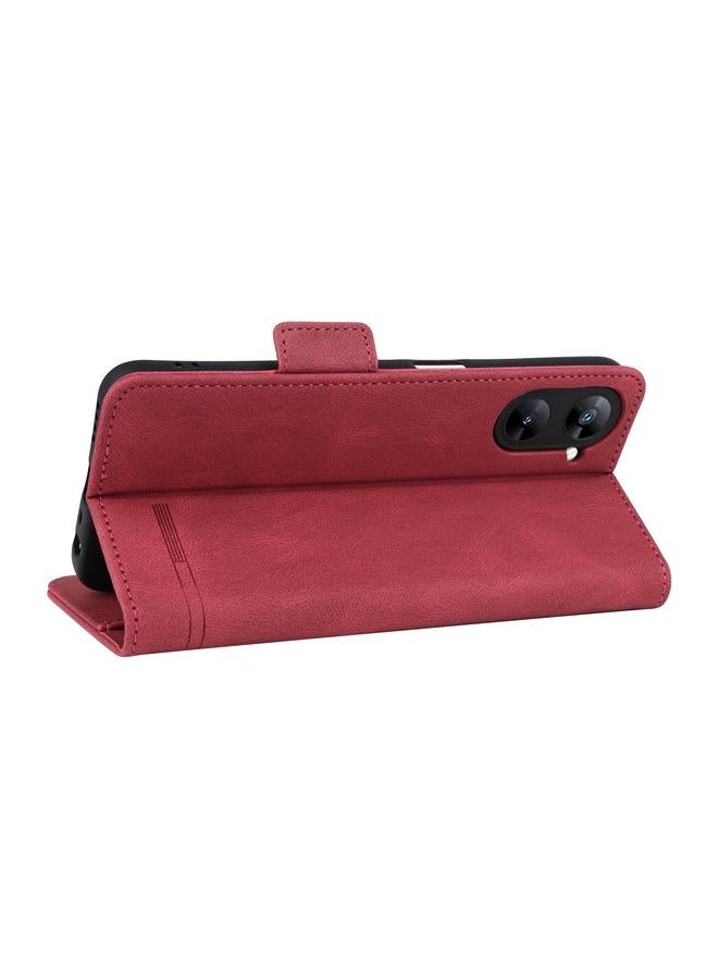 اس-توب جراب هاتف Realme V30 / V30t 5G بمشبك مغناطيسي من الجلد - Image 5