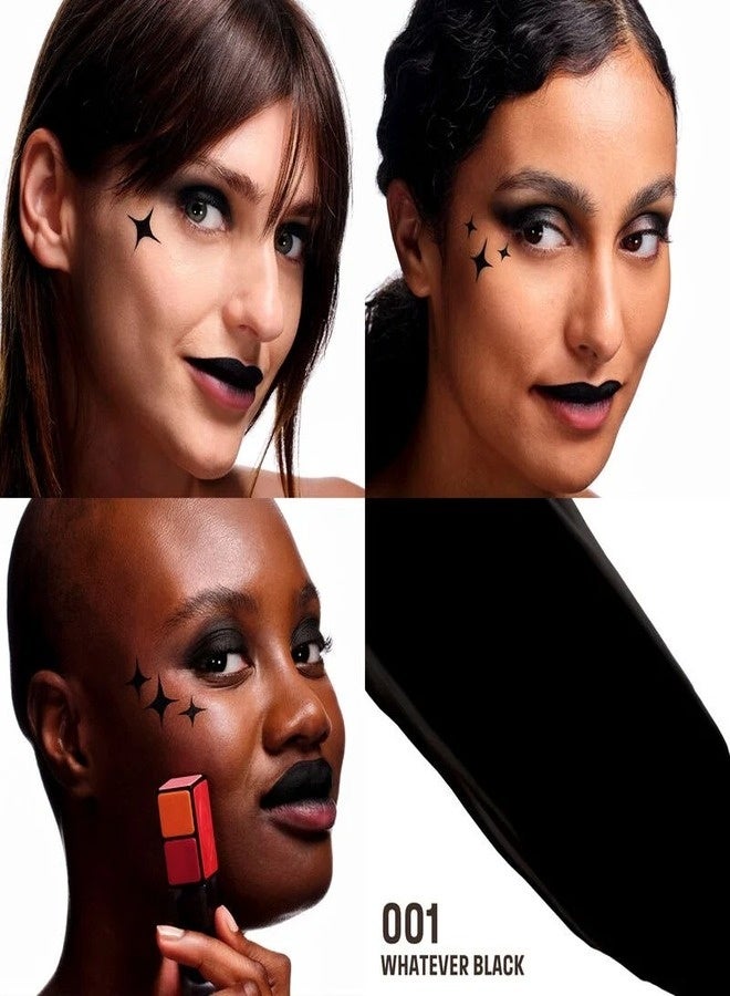 MAKE UP FOR EVER Artist Liquid Color 001 Whatever Black – Waterproof Liquid Blush for Lip + Cheek, 6ml - Image 2