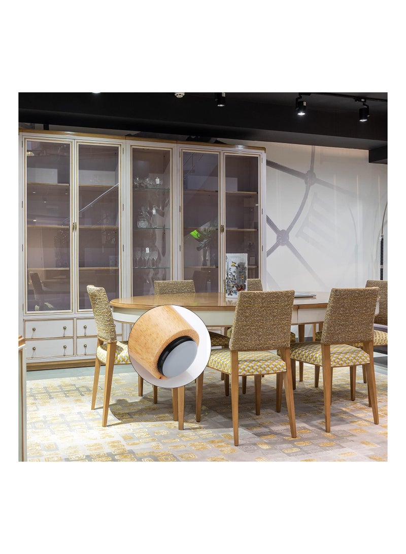 Furniture Moving Pads, 12 Pcs Round Shaped Self-Stick Furniture Sliders Furniture Easy Movers Floor Protector Pads for Moving Furniture Movers Carpet Gliders Glides - Image 5