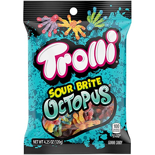 Trolli Sour Brite Octopus Gummy Worms 425 Ounce - Image 1