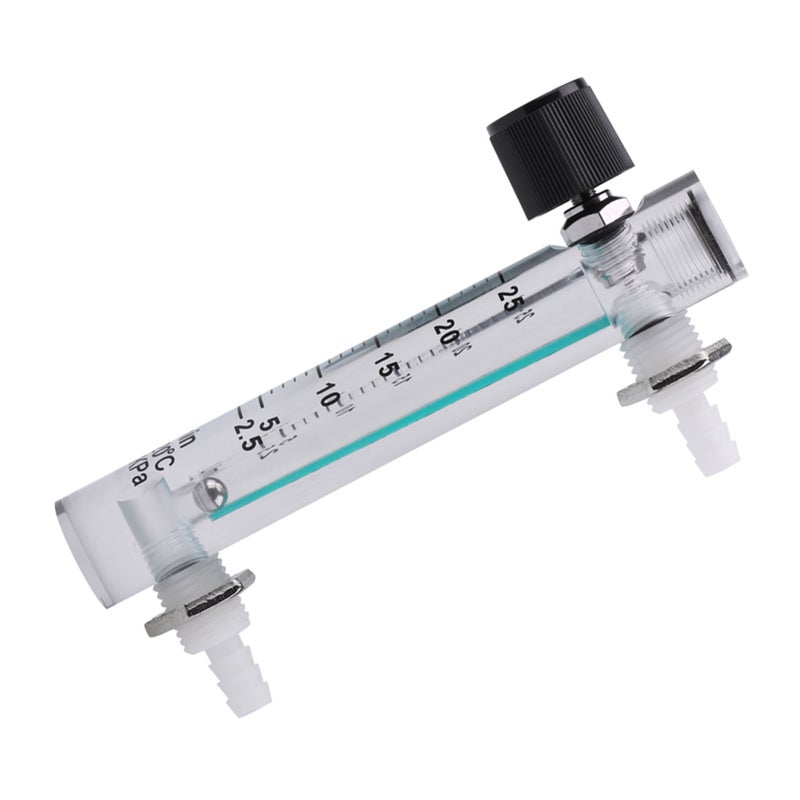 LZQ-5 Flowmeter 2.5-25LPM Flow Meter with Control Valve for Oxygen/Air/Gas - Image 2