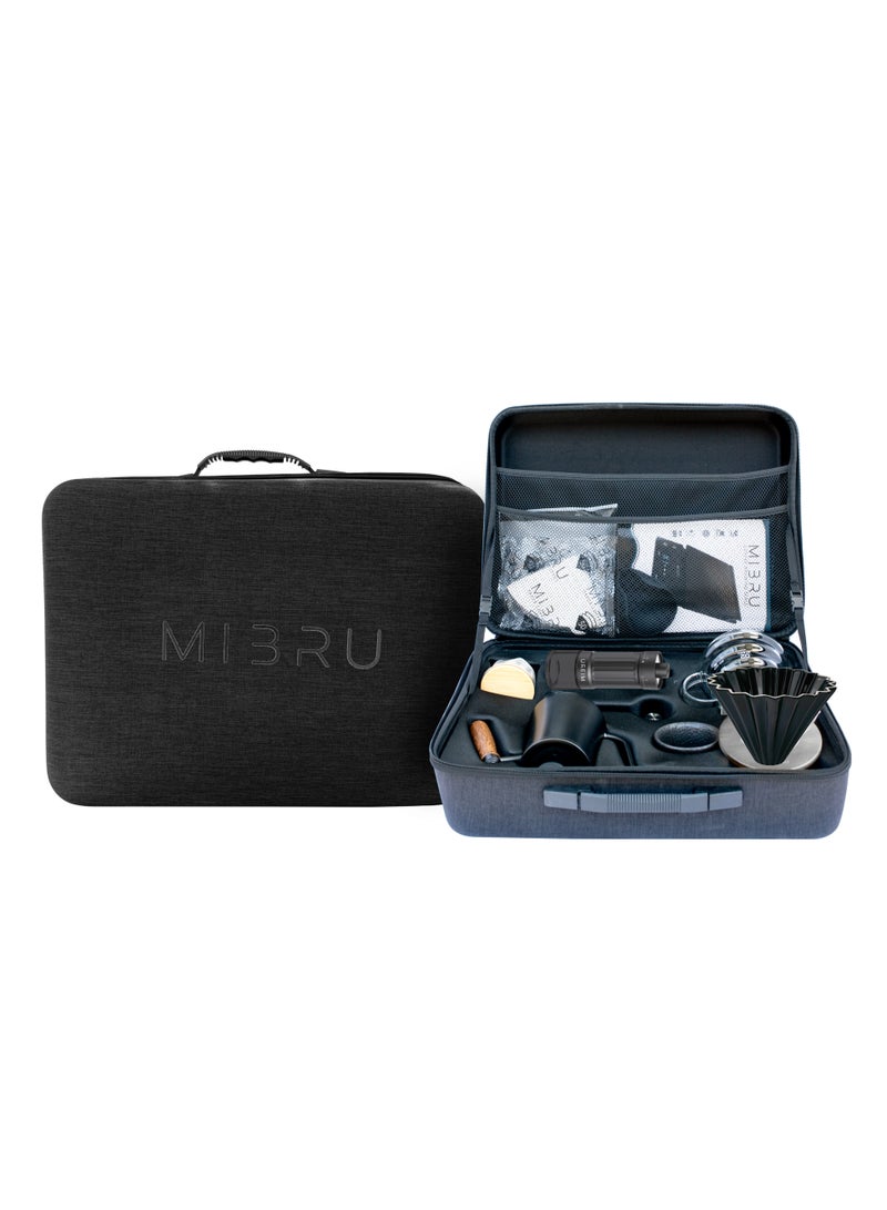 ميبرو مجموعة v60 تحضير القهوة المقطرة صانعة القهوة بالتقطير 14 ,مع شنطة قهوة مختصة اسود - Image 3